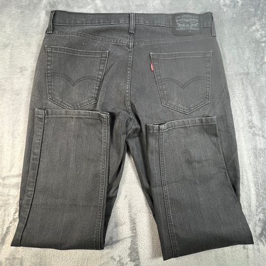 LEVIS 541 Jeans Mens Dark Grey Athletic Tapered Stone Wash W36 L28