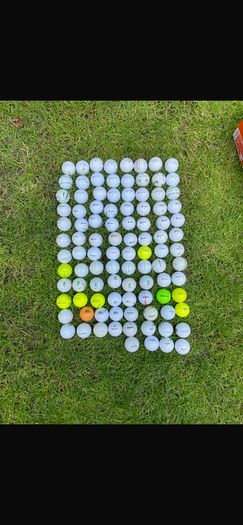 100 golf balls