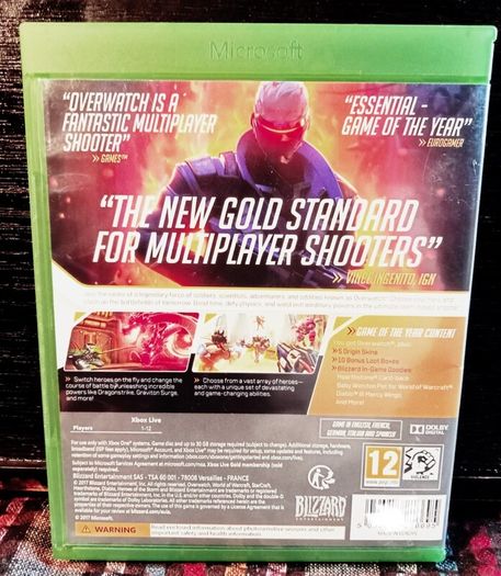 XBOX 360. Overwatch.