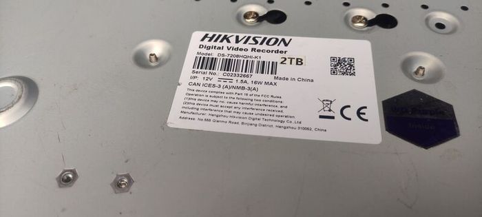 Hikvision CCTV video Recorder