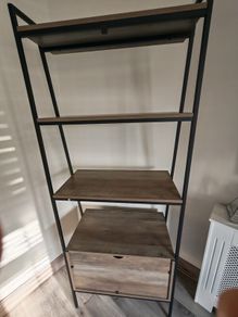 Ladder Bookcase with cabinet