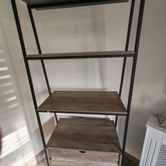 Ladder Bookcase with cabinet