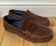 Brown Leather River Island Boys Shoe