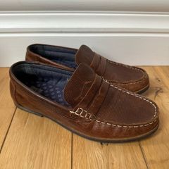 Brown Leather River Island Boys Shoe