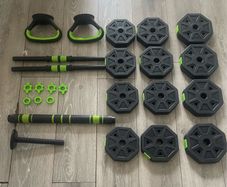 Adjustable dumbbell set