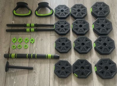 Adjustable dumbbell set