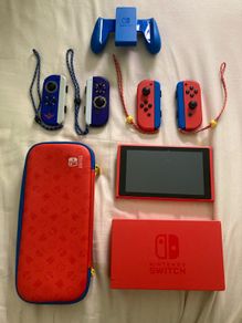Nintendo Switch "Mario Red & Blue" Edition (2021) + Limited Edition Zelda Skyward Sword Joy-cons