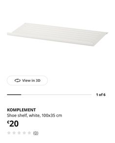 IKEA shoe shelves