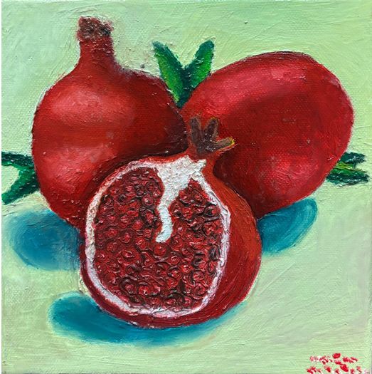 The oil painting picture of the programetes 1