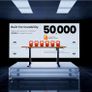 Electric Standing Desk Height Adjustable 120 x 60cm, Sit Stand Desk with 4 Memory Smart Pannel for Home Office with Splice Board Image 2