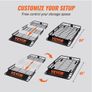 Roof Rack Cargo Basket, 64" x 39" x 6" Rooftop Cargo Carrier with Extension, Heavy-duty Steel 200 LBS Capacity Universal Roof Rack Basket, Luggage Holder for SUV, Truck Image 3