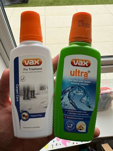 Vax carpet care liquid