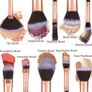 Makeup Brushes 10Pcs Marble Makeup Brush Set Foundation Powder Blush Blending Eyeshadow Brushes Sets (FREE POSTAGE) Image 3