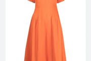 Opalz fit&amp;flare puff sleeve midi dress
