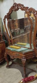 Old carved wood  console table ...dressing table