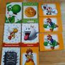 Super Mario Trading cards panini 2022 lot of 50 cards Image 2