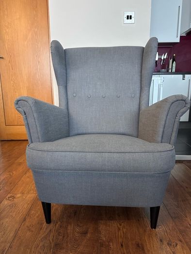 Ikea Armchair and footstool