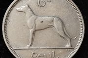 Ireland - 1948 - 6 Pence - Wolfhound - KM.13a - [242]