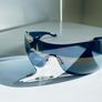 Vintage Givenchy SGV253 Shield Sunglasses Rare Y2K Archive Piece Made in Italy Image 4