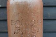 Antique Stoneware Dutch Gin Bottle.