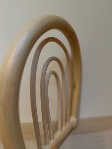 Rattan Rainbow Wall Decor