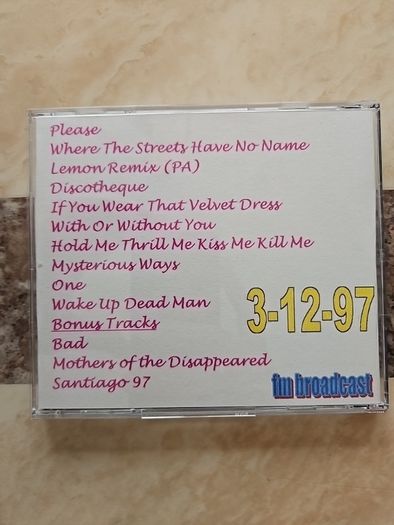 U2  CDr  - Popmart In Mexico 97  Vol.2