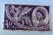 1958 British 3d stamp - 6th British Commonwealth Games
