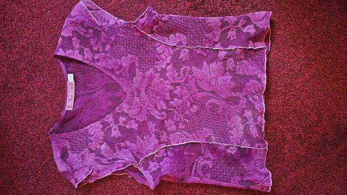 Avoca Raspberry pink purple skirt and top wool set