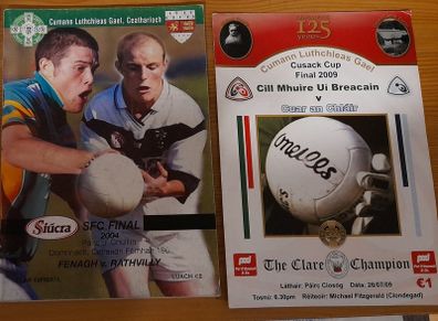 GAA various Carlow, Clare, Kerry, Kildare and Wicklow club programmes
