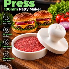 Burger Press - 10 cm or Custom Size Patty Maker