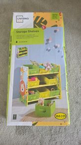 Kids storage shelf