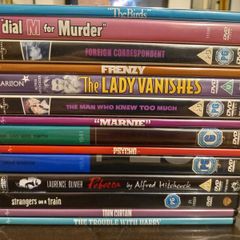 Alfred Hitchcock Dvd Bundle Collection Classic Thriller Noir Movies