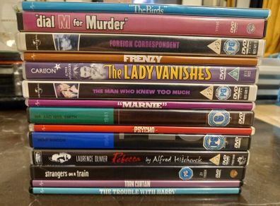 Alfred Hitchcock Dvd Bundle Collection Classic Thriller Noir Movies