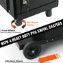 Heavy Duty Welding Cart with Lockable Cabinet and Gas Cylinder Storage Image 6