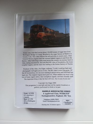 Irish Sugar Beet Archive On VHS