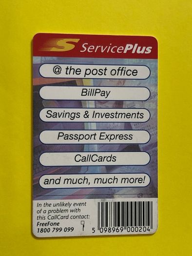 Callcard 1156 An Post Gemplus Variations