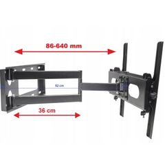 Tv Wall Mount Bracket Tilt Swivel Full Motion 32-63"