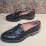 Mens Herring Fletcher Tasselled Rubber Sole Shoes Black Leather Slip On Size Uk 10.5 Eu 44.5 Image 6