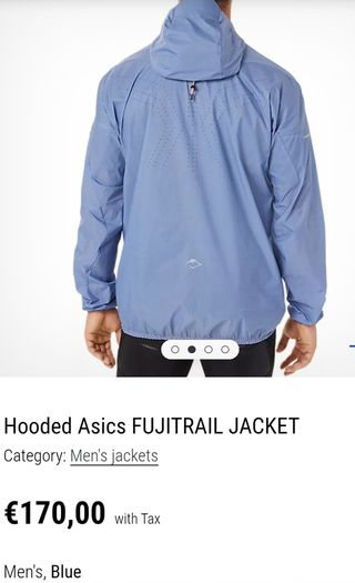 Asics Fujitrail Jacket Professional Size XL