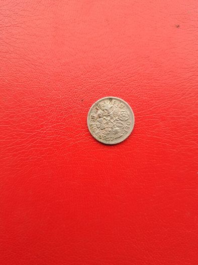 1957 British Sixpence 6d