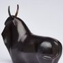 Abstract Bull - Bronze Image 4