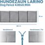 Mobile dog fence, outdoor enclosure for camping and garden, infinitely expandable Image 5