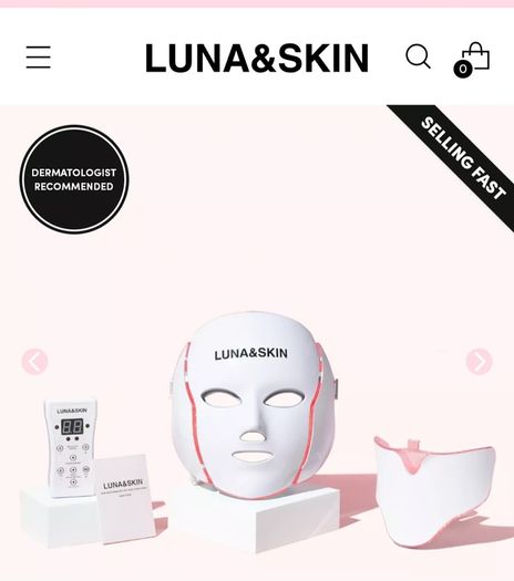 LUNA & SKIN Red led mask