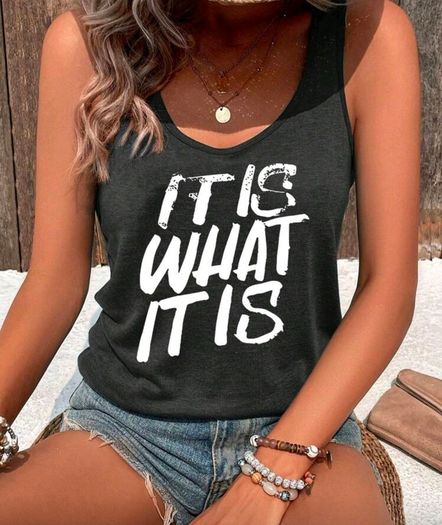 Grey Sleeves Tank Top size S