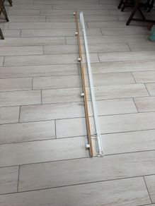 Wall fittings for curtains 2 m