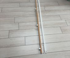 Wall fittings for curtains 2 m
