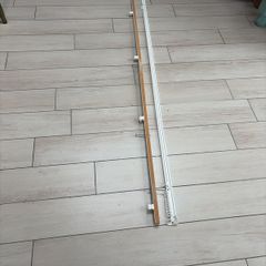 Wall fittings for curtains 2 m