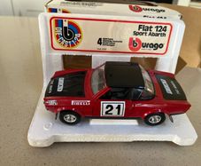 Fiat 124 Abarth Rally 1/24 Burago Rare