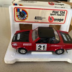 Fiat 124 Abarth Rally 1/24 Burago Rare
