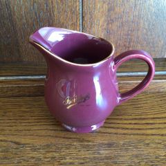 Bewleys Maroon ceramic milk jug